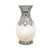 Mosaic Glass Vase Lamp - White