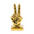 19cm Gold Peace Sign Sculpture