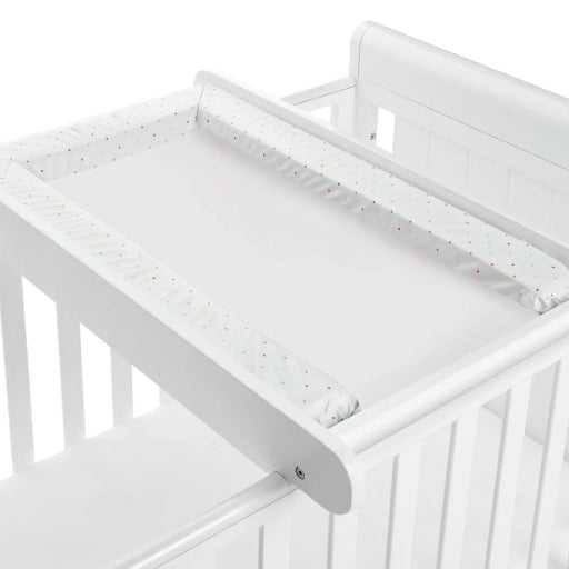 Babymore White Cot Top Changer Hey Baby...Hey You