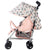 My Babiie Pink and Grey Chevron MB02 Lightweight Stroller - Hey Baby...Hey You