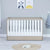 Babymore Oak White Veni Cot Bed With Drawer - Hey Baby...Hey You