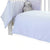 Blue Waffle Cot/Cot Bed Quilt & Bumper Bedding Set - Hey Baby...Hey You
