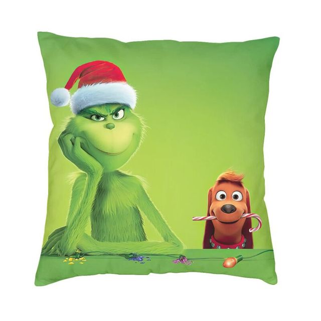 Grinch cushion hotsell