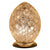 Mosaic Gold Tile Glass Egg Lamp - Hey Baby...Hey You
