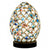 Mini Mosaic Blue Tile Glass Egg Lamp - Hey Baby...Hey You