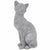 Silver Cat Sitting Decoration - Hey Baby...Hey You