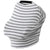 Grey & White Striped Multipurpose Cover - Hey Baby...Hey You